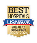 One of the best national hospitals, ranked in neurology and neurosurgery by U.S. News and World Report.