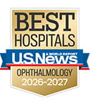 US News badge for Ophthalmology services.