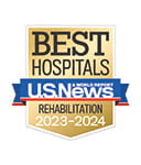 One of the best national hospitals, ranked in rehabilitation by U.S. News and World Report.