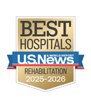 One of the best national hospitals, ranked in rehabilitation by U.S. News and World Report.