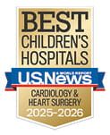 One of the best children's hospitals, ranked in cardiology and heart surgery by U.S. News and World Report.