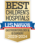 One of the best children's hospitals, ranked in gastroenterology and GI surgery by U.S. News and World Report.