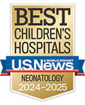 One of the best children's hospitals, ranked in neonatology by U.S. News and World Report.