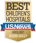 One of the best children's hospitals, ranked in urology by U.S. News and World Report.