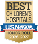 One of the best children's hospitals, ranked by U.S. News and World Report.