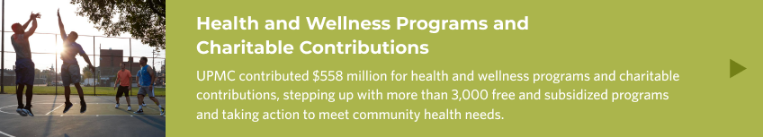 Health and Wellness Programs and Charitable Contribuions
