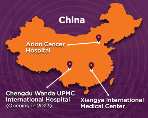 Map of China | UPMC International Division
