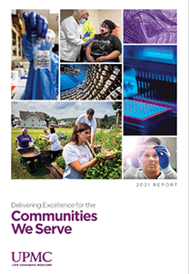 Front page of the 2021 Annual Report