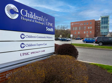 UPMC Children's North exterior in Bridgeville, Pa.