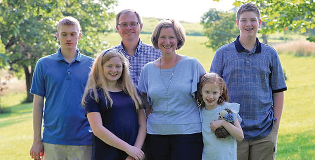 Alyson Holt and family