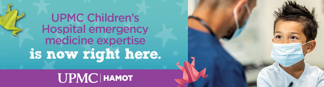 UPMC Children's Hospital emergency medicine expertise is now right here.