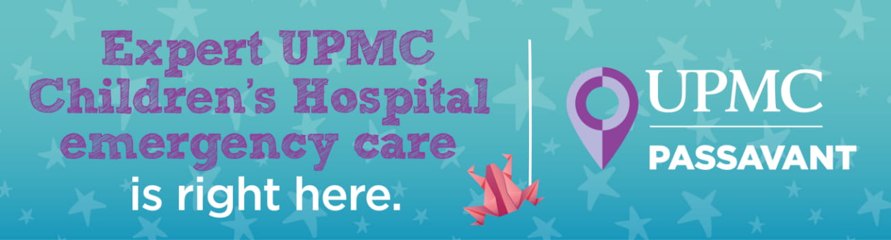 Expert UPMC Children's Hospital emergency care is right here.