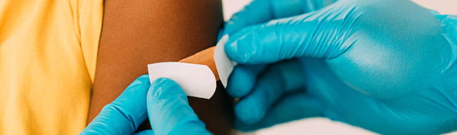 COVID-19 vaccine banner