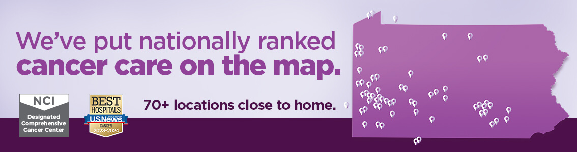 We've put nationally ranked cancer care on the map.