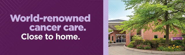 World-renowned cancer care. Close to home.