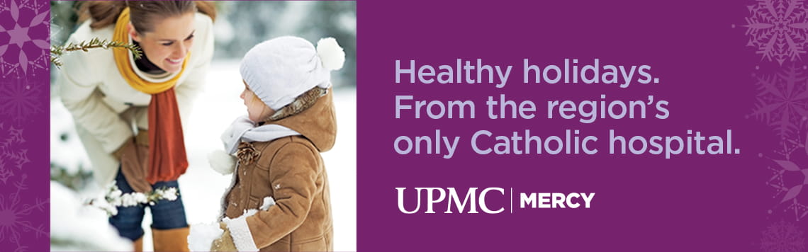 Healthy holidays.  From the region's only Catholic hospital.
