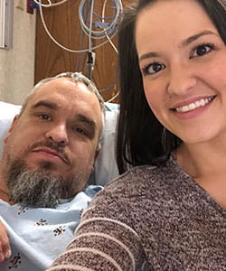 James and Kristin Pauley, Living-Donor Liver Transplant