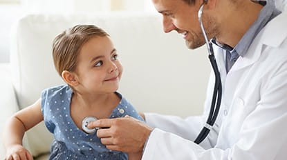 Doctor with patient.