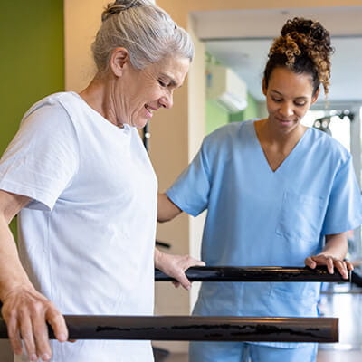 Image of a rehab patient.