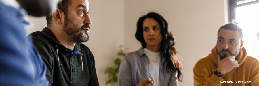 Image of group counseling.