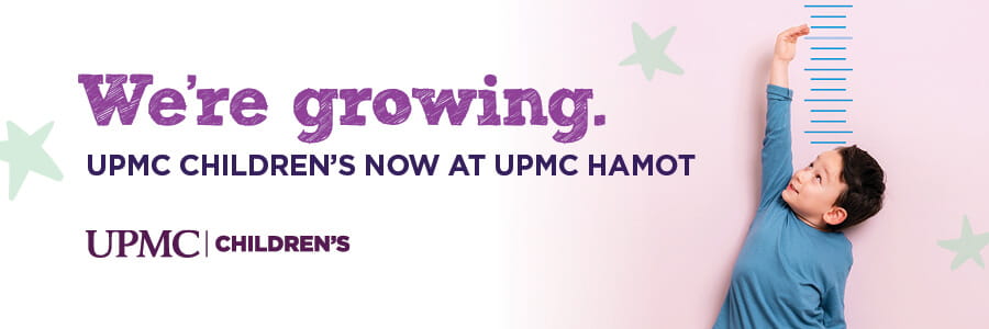We're growing. UPMC Children's now at UPMC Hamot.