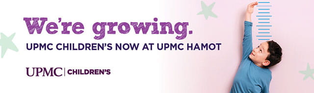 We're growing. UPMC Children's now at UPMC Hamot.