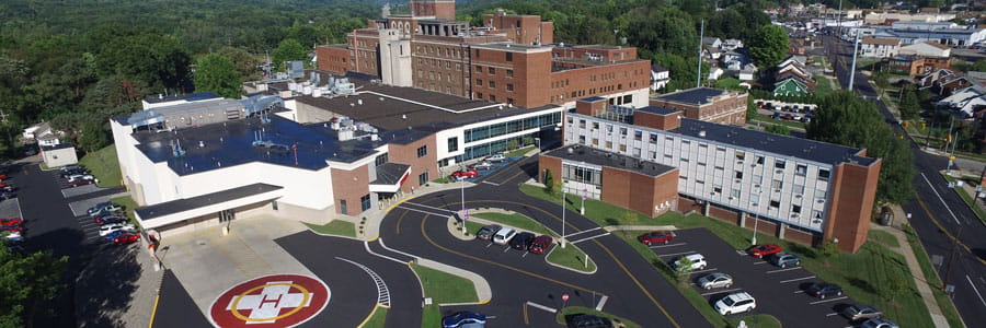 UPMC Jameson aerial exterior