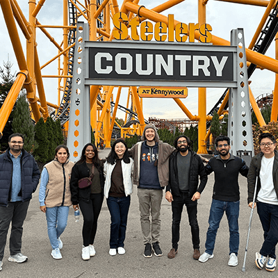 Students at Kennywood.