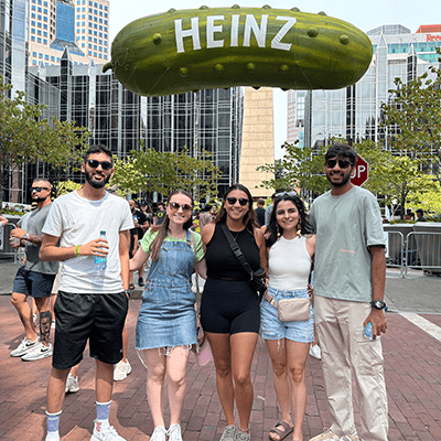 Students at  Picklesburgh.