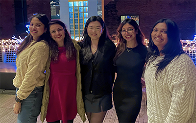 Internal medicine residents on the town.