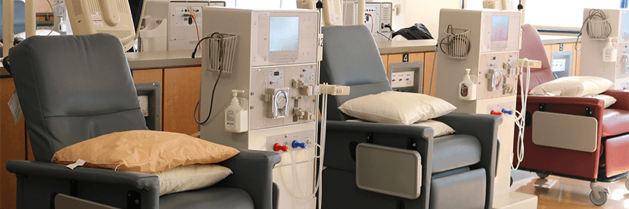 Image of dialysis chairs.
