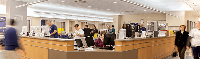 Image of busy hospital.