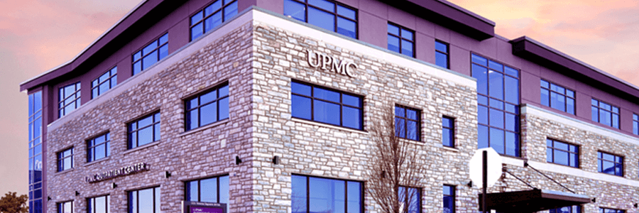 Exterior image of UPMC Outpatient Center in Hershey, Pa. 