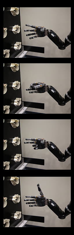 Image of a thought controlled robotic arm