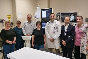 UPMC Hanover team that used the Ion® by Intuitive, a new robotic-assisted system