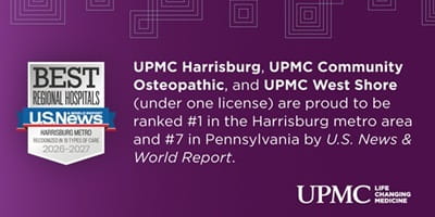 UPMC Harrisburg Ranked Number One 2026-2027