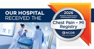Chest Pain ̶ MI Registry Platinum Performance Achievement Award