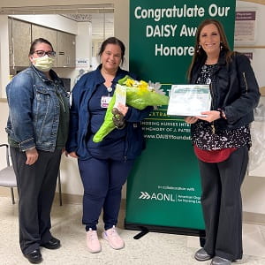 Sara Drummond, RN, Intensive Care Unit at UPMC Cole, was recently recognized as a recipient of the DAISY Award® for Extraordinary Nurses.