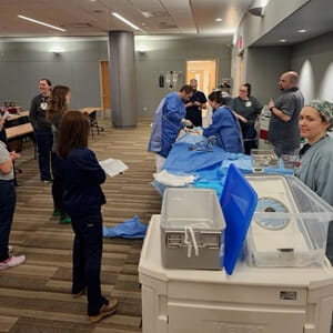 UPMC Williamsport CSU-ALS training program in action.