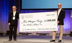 Yaacov Barak, Ph.D., winner of the $1 million Magee Prize.