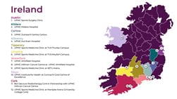 Ireland services map