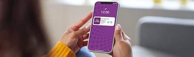 MyUPMC notification on a smartphone