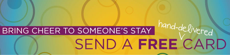 send a hand-delivered card