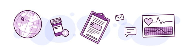 Mobile Visual Divider Graphic