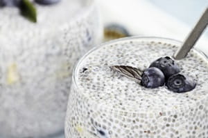 Chia Pudding with Rolled Oats