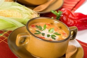 Creamy and Spicy Corn Soup