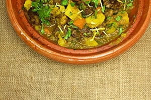 Lamb or Beef Stew with Apricots and Saffron