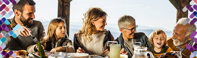Western Wellness banner image - happy family.