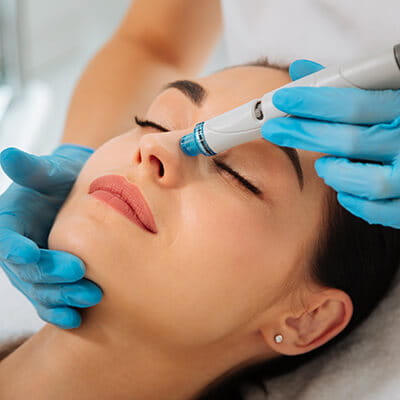 Image of woman receiving treatment.