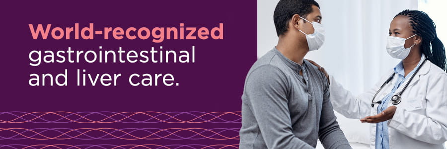 World-recognized gastrointestinal and liver care.